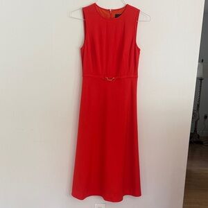 J. Crew Tollegno 1900 Midi Dress Italian Stretch Wool